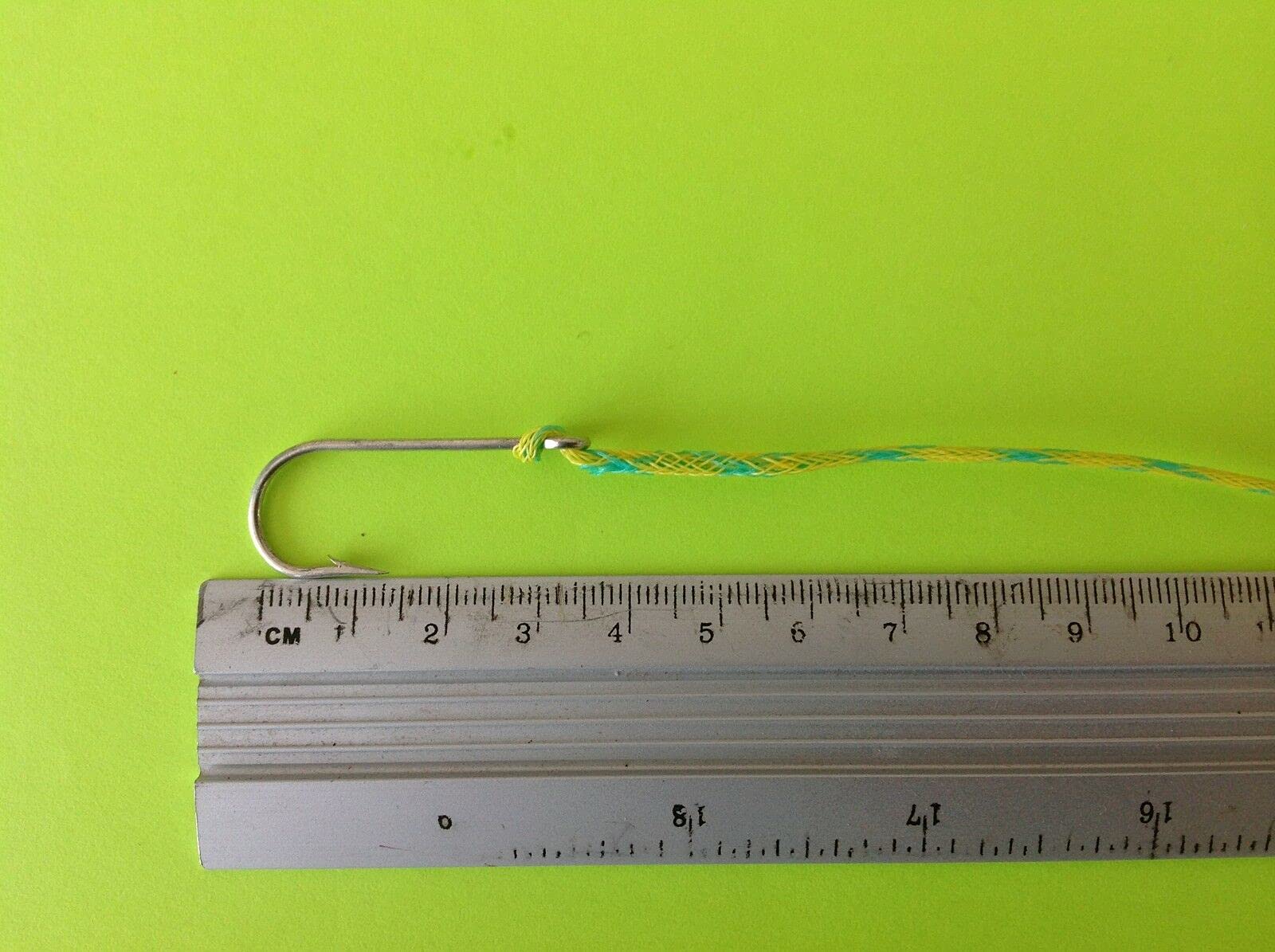 Palangari da pesca commerciale da 73,2 m con 40 clip sul gancio snoods Mustad Hook