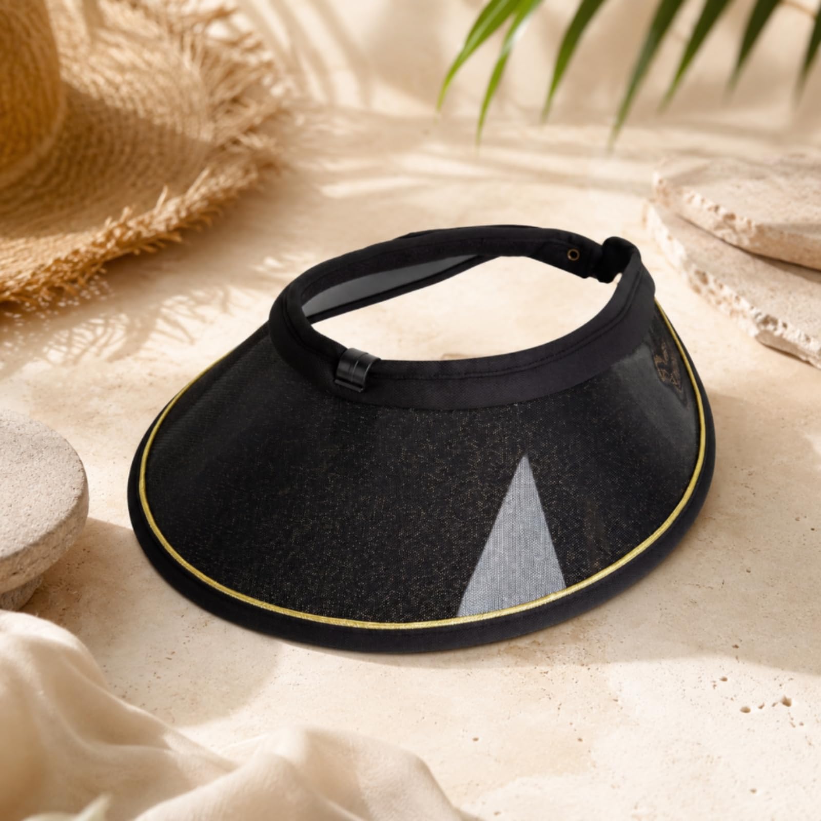 perfeclan Visera para Casco Ecuestre Ancha Protector de Malla Banda Acolchada Correa Ajustable con Hebilla Policarbonato Transpirable Adecuada para