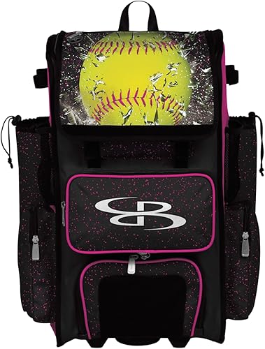 Miniatura 6 de Boombah Rolling Superpack 2.0 Bolsa de equipo de béisbolsóftbol  23-12 pulgadas x 13-12 pulgadas x 9-12 pulgadas  resaltado de softball