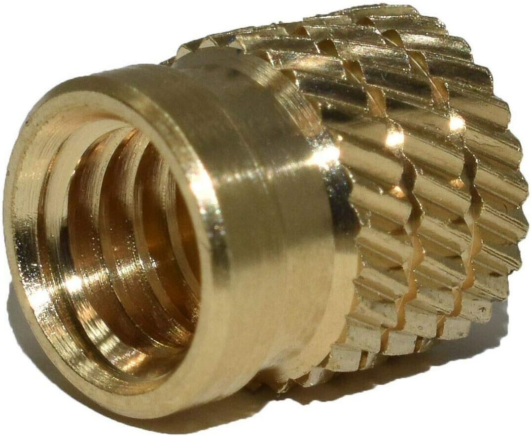 50, M3.5 Knurled Press Fit Threaded Brass Inserts Amazon.co.uk DIY
