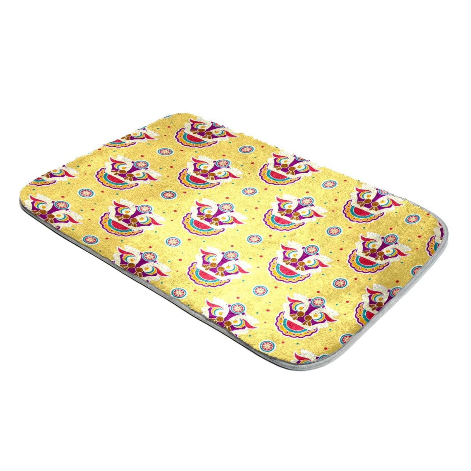 Tapis lion pour chambre bébé en fausse fourrure à poils longs