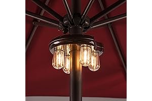 Enhanced Ambiance with Patio Umbrella Solar Lights