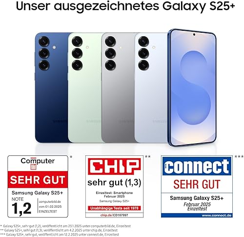 Samsung Galaxy S25+ AI Smartphone with Galaxy AI, Android Mobile Phone without Contract 12GB RAM, 256GB Memory, 50MP Camera, Silver Shade - 3