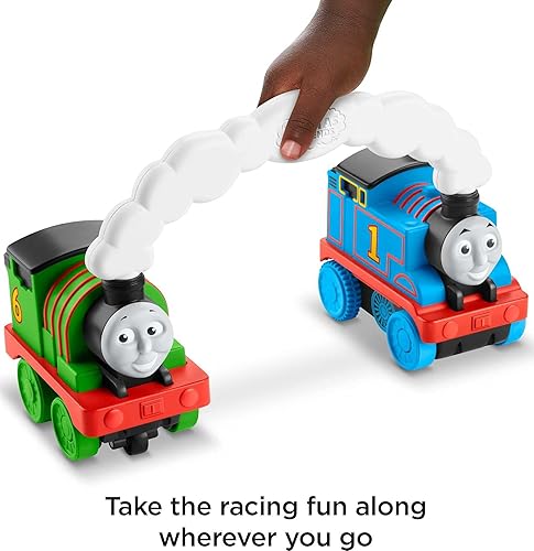 Miniatura 5 de Fisher-Price Thomas  Friends Race  Chase RC motores de tren de juguete a control remoto para niños pequeños y preescolares de 2 años en adelante