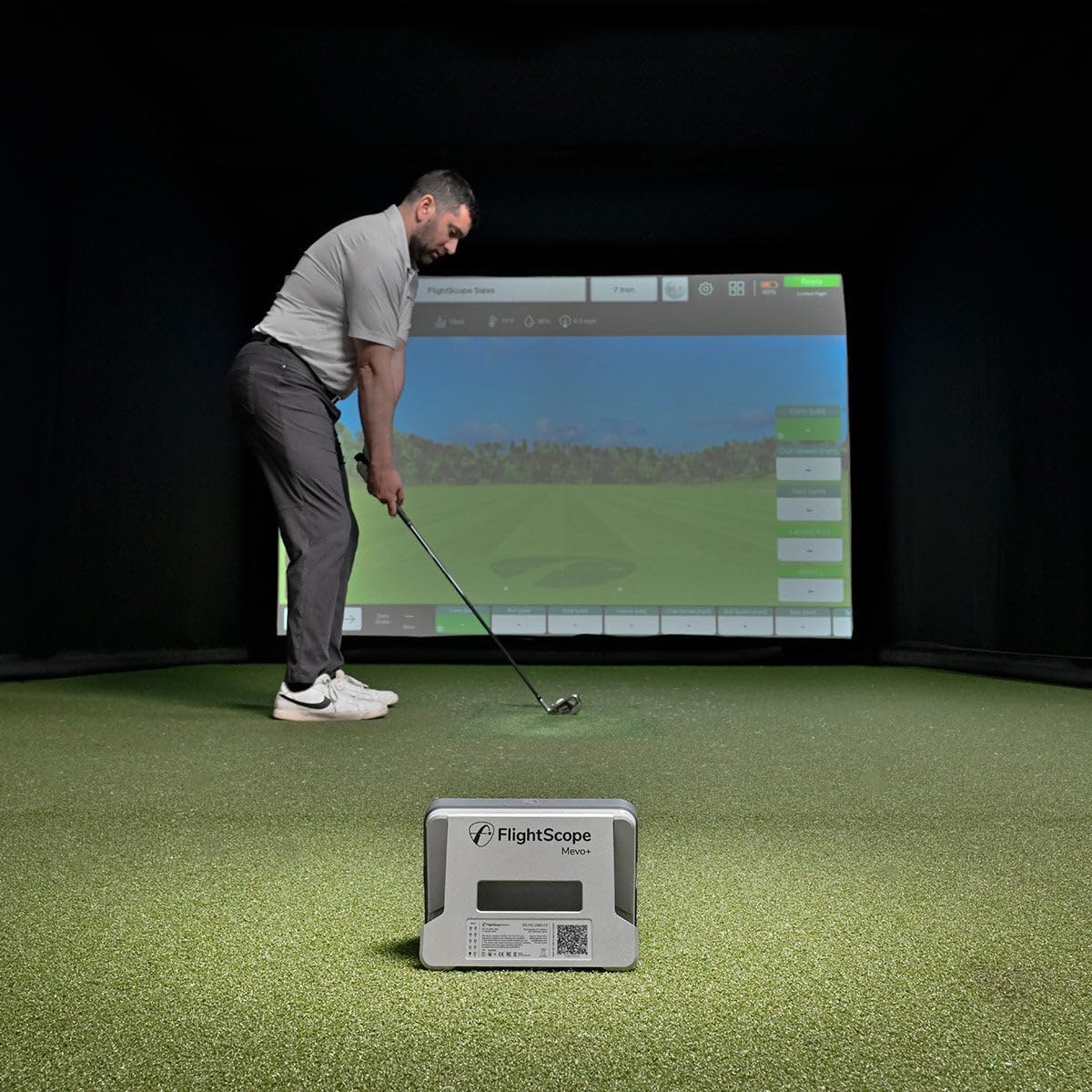 Amazon.co.jp: FlightScope Mevo+ GPSゴルフシミュレーターと打ち上げ