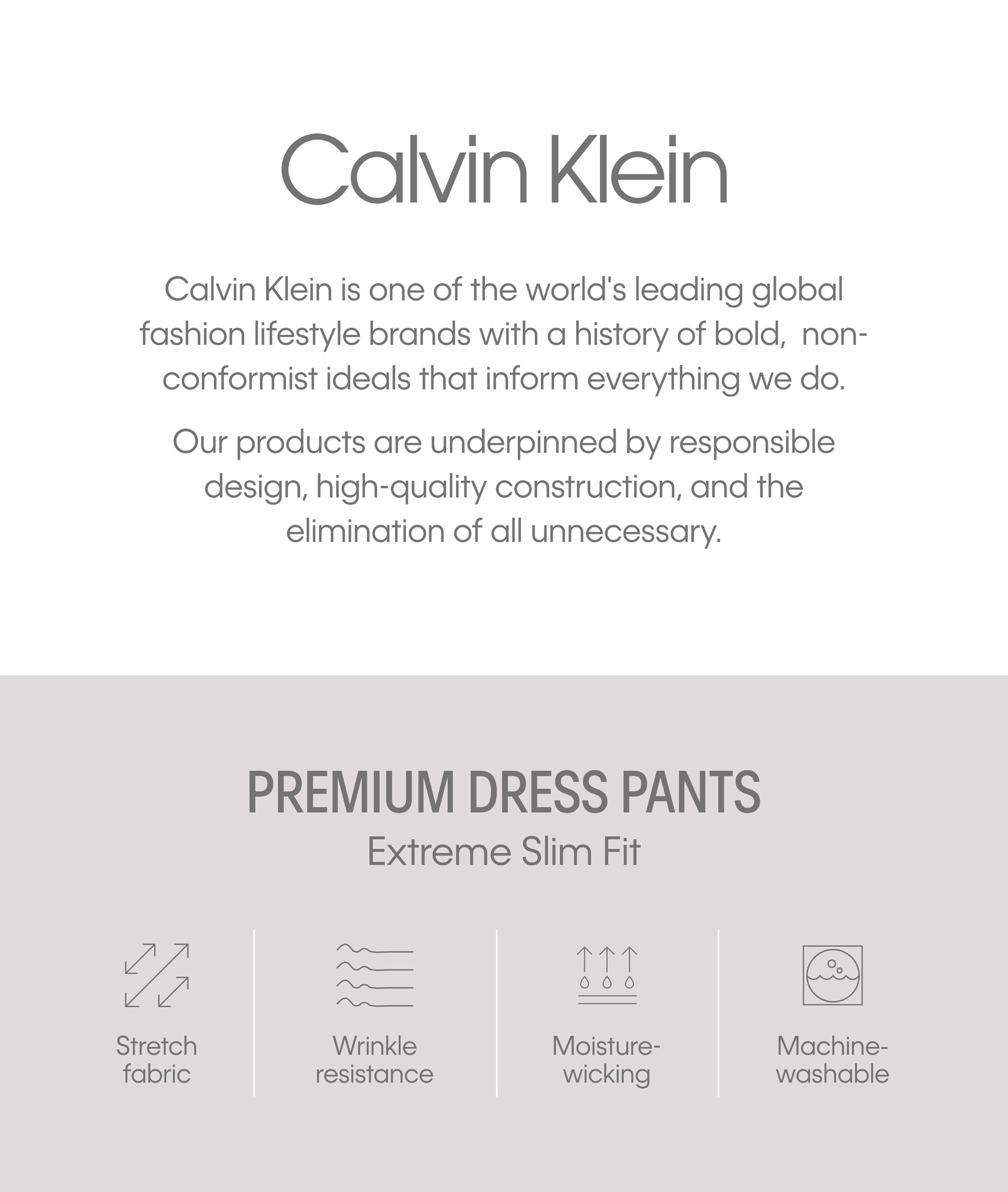 Calvin Klein Vaqueros Hombre Skinny elásticos