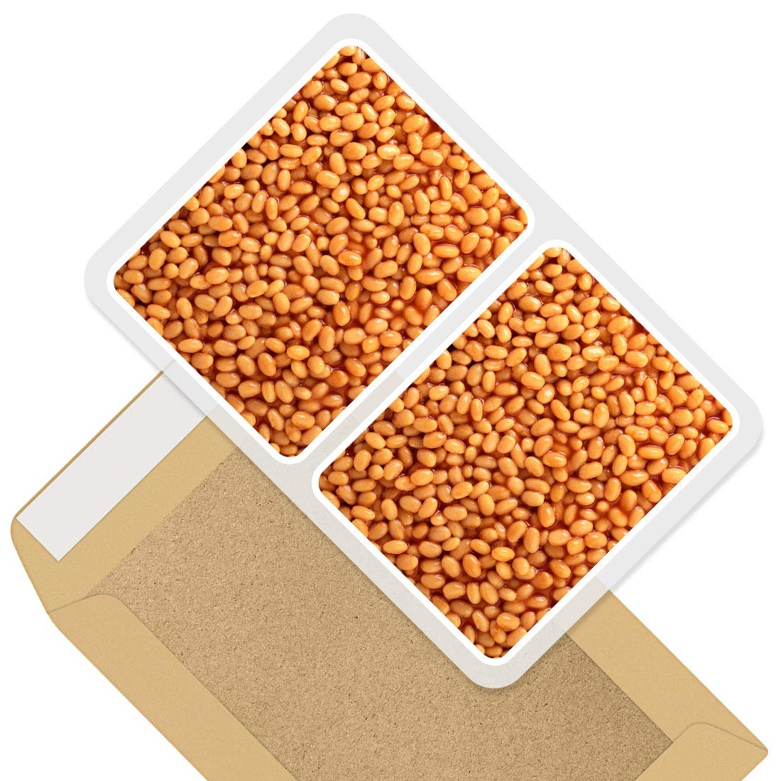 Destination Vinyl Ltd Multi Rectangle Stickers (Set Of 2) 10Cm - Baked Beans Food Breakfast Cafe Decals For Laptops,Tablets,Luggage,Scrap Booking,Fridges, 44208