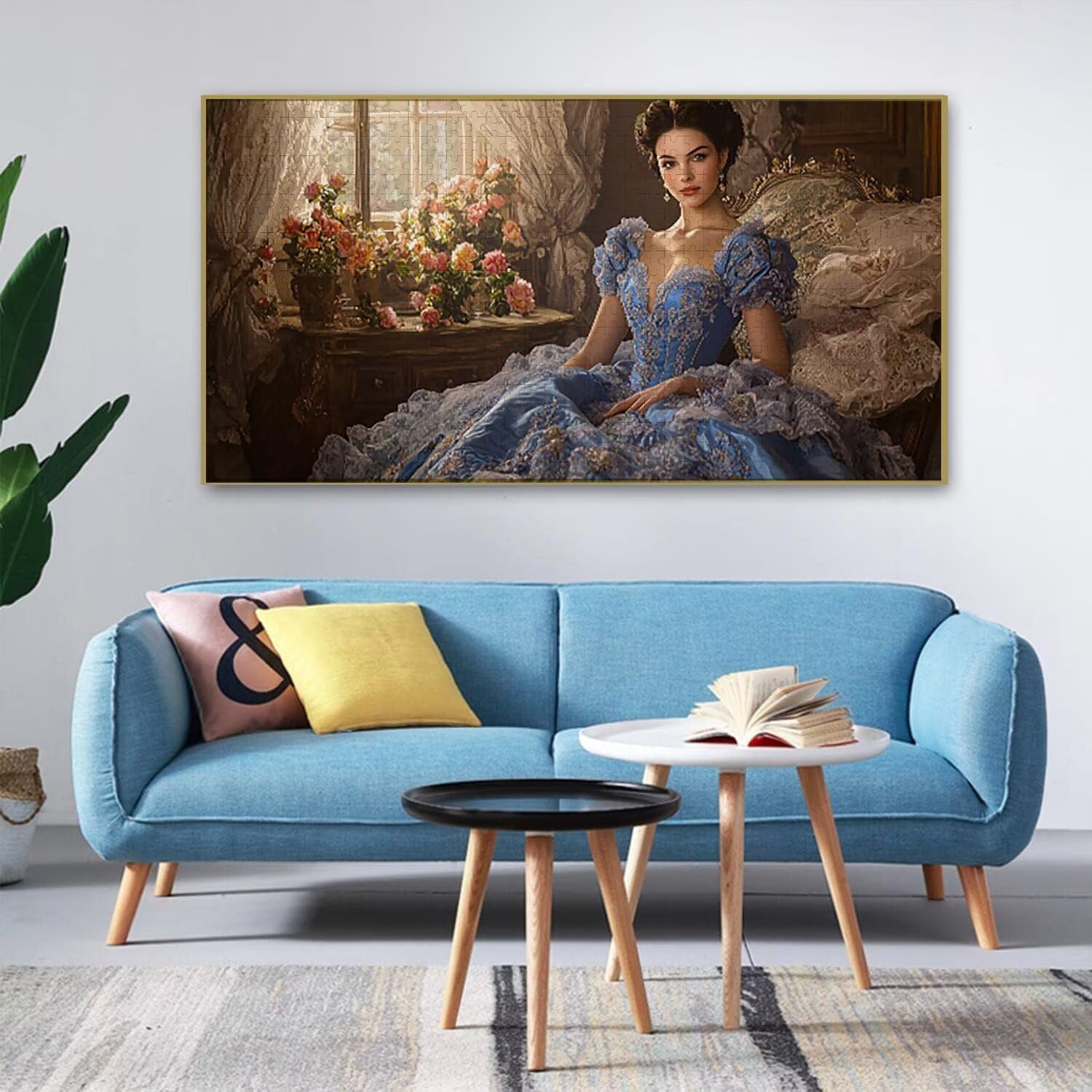 Puzzle de Madera para Adultos 900 Piezas - La Diosa Princesa, Obra de Arte de Juego de Rompecabezas para Adultos, Puzzle de Impresión de Alta Definición Multicolor, Pasatiempo Creativo Regalo b-266