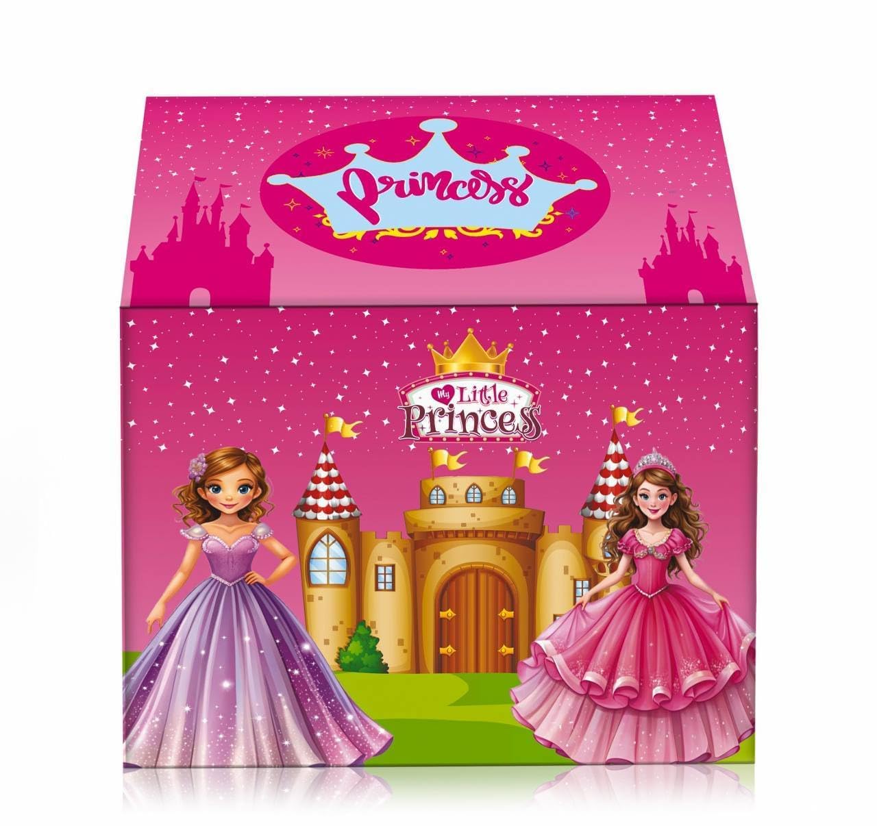 Colorfull and Light Weight Children Play Tent House for 3-10 Years Old Kids Girls and Boys Light Weight and Foldable Children Toys, Indoor and Outdoor Kid Tent House (Princess) 1