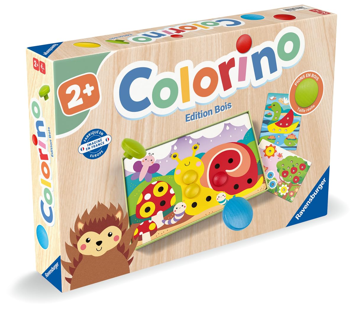 Ravensburger - Colorino - Jeu Éducatif en Bois dès 2 Ans - Apprendre Les Couleurs - Développement de la Motricité et de la Créativité - 24704 - Version Française