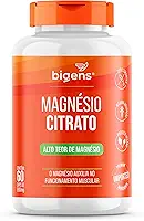 Magnésio Citrato, 260mg de Magnésio Elementar, 60 Cápsulas, Bigens