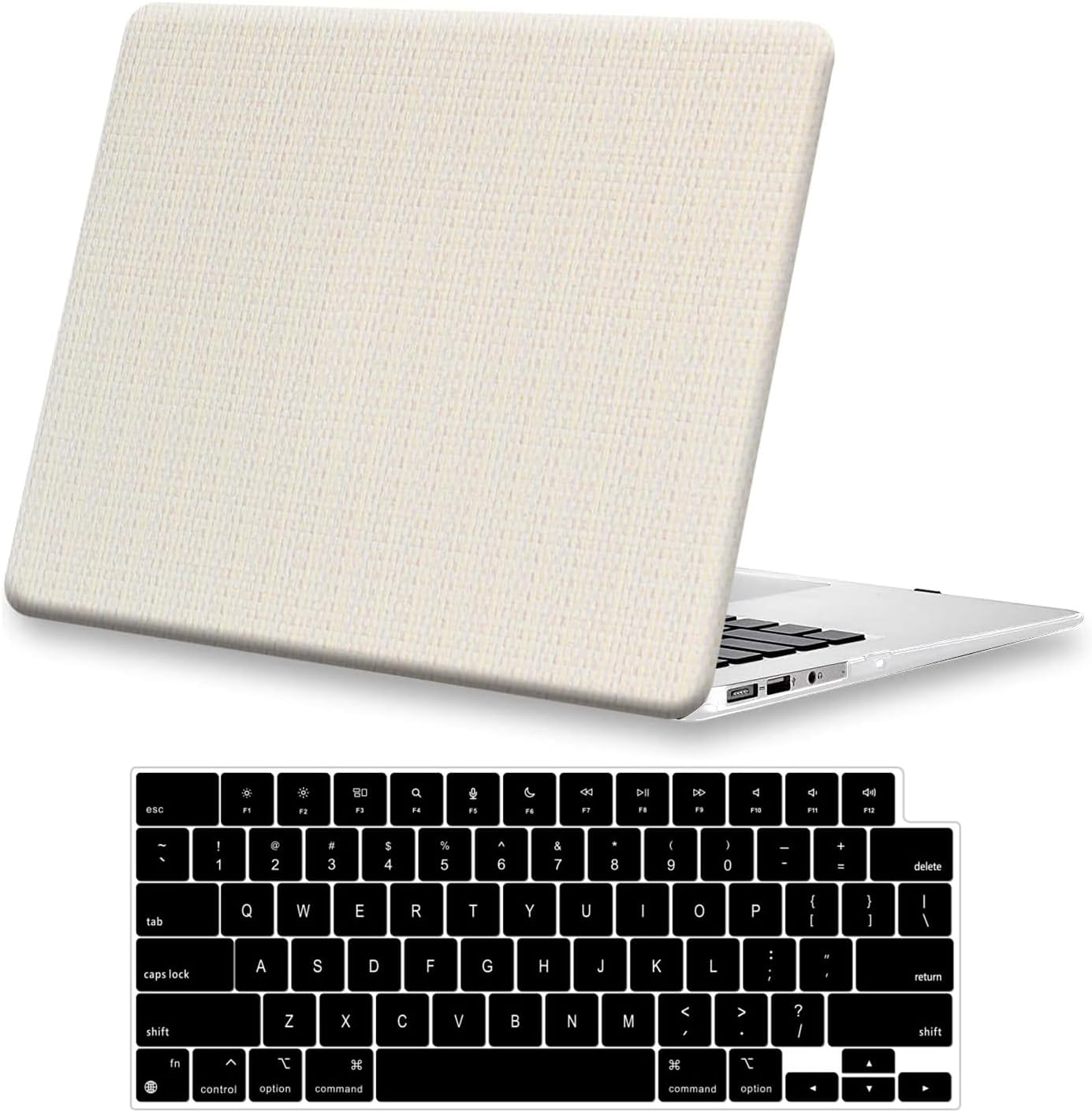SaharaCase - MacBook Pro 14-Inch (2021–2026, M1–M5 & M5 Pro/Max) Laptops Woven Case with Silicone KeyPad Cover Woven Fabric, Snap-On, Anti-Slip Grip (Pink)