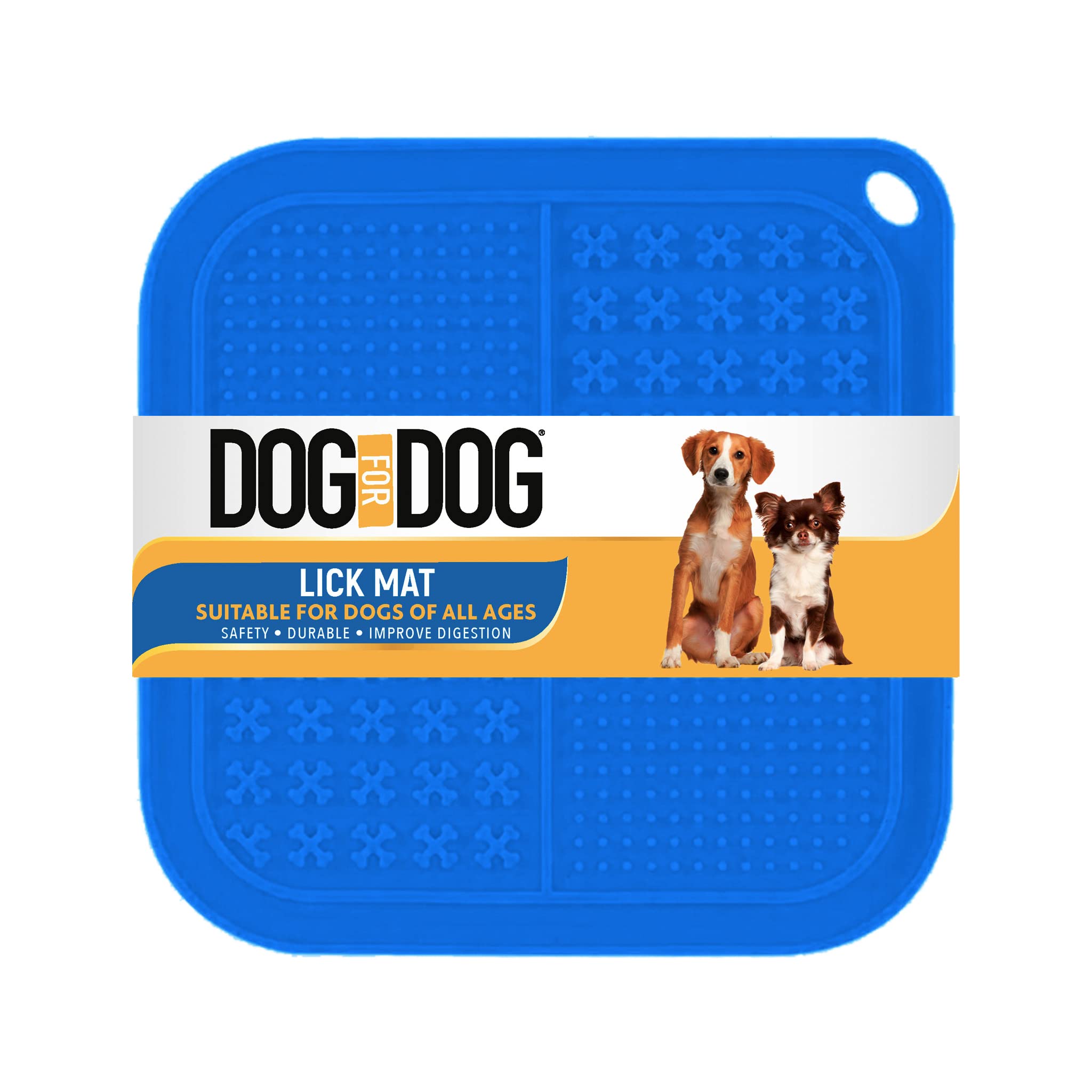 Licky Mats for Dogs - Dog Lick Mats for Large Dogs & Small Dogs | Lick Mat for Dogs, Non-Slip Silicone Mat with Suction Cups & BPA-Free | Dog Lick Pad for Peanut Butter & Treats, Dog Food Slow Feeder