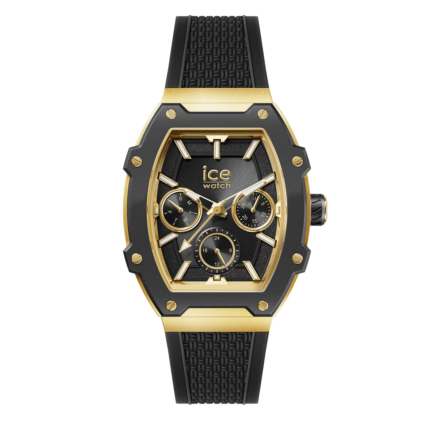 Ice-Watch - ICE boliday Black gold - Men's wristwatch with silicon strap - 023901 (Medium)