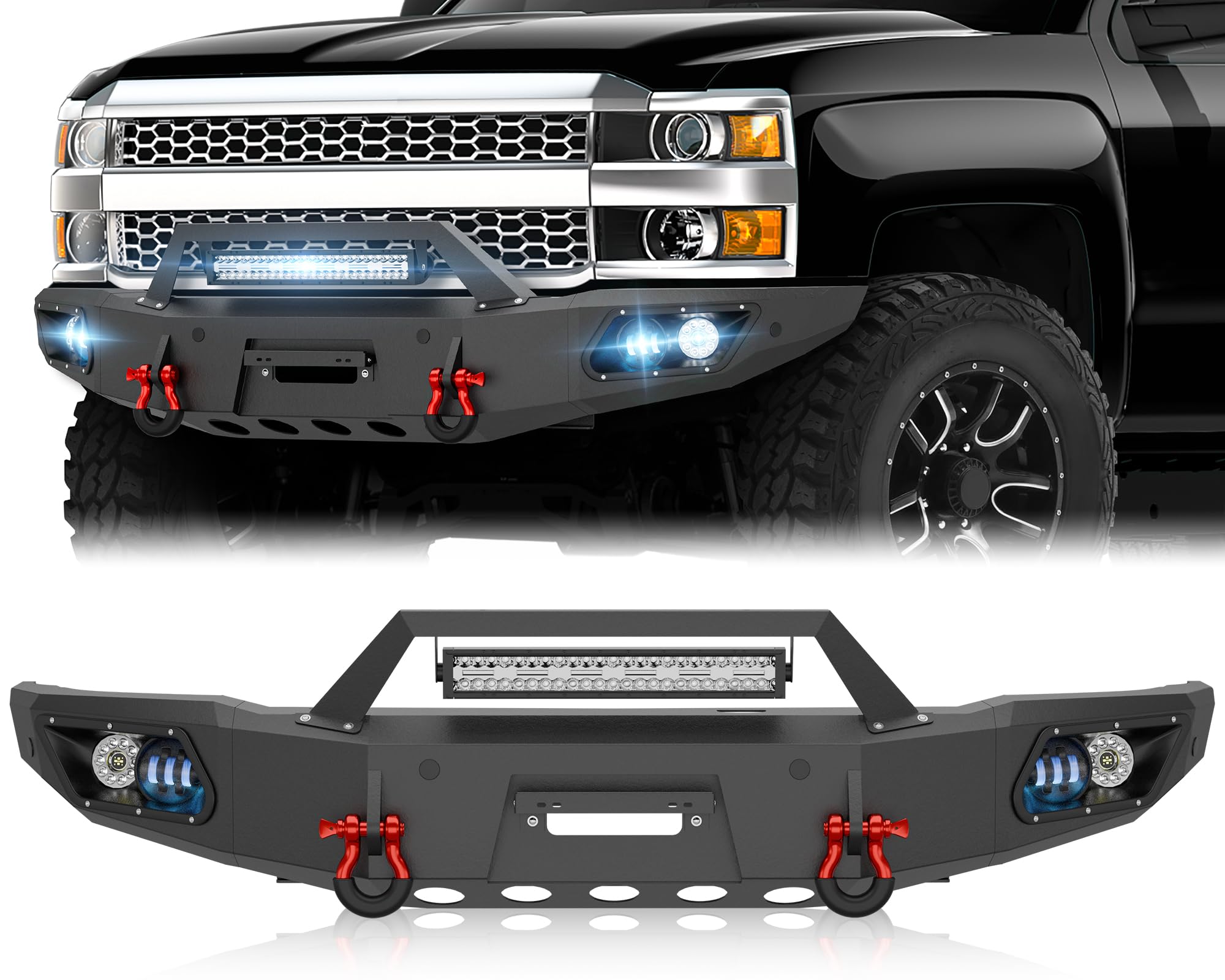 YZONA Silverado HD Front Bumper