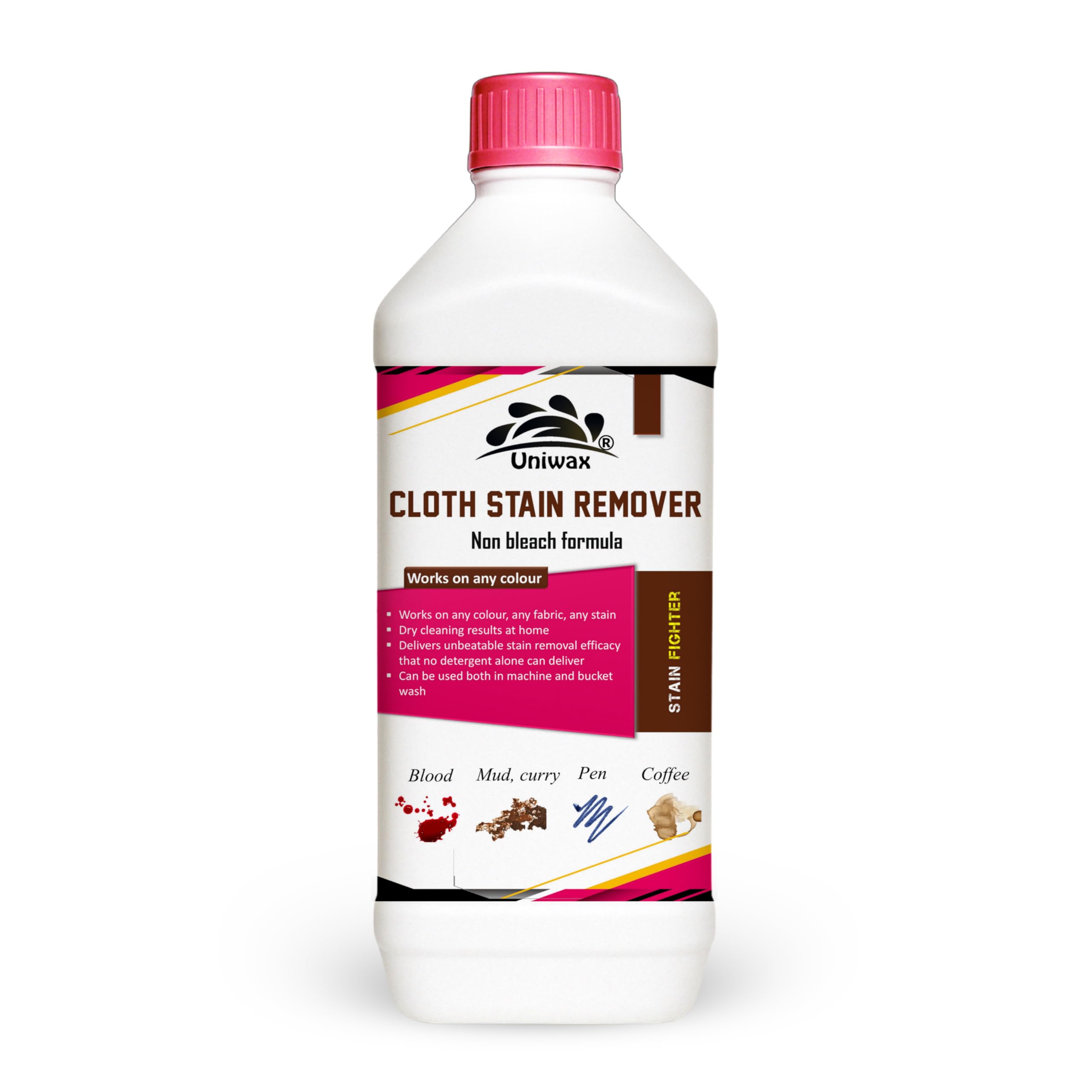 Uniwax Advanced Cloth Stain Remover – Powerful Formula Without Bleach, Safe for Whites & Colors-image-30
