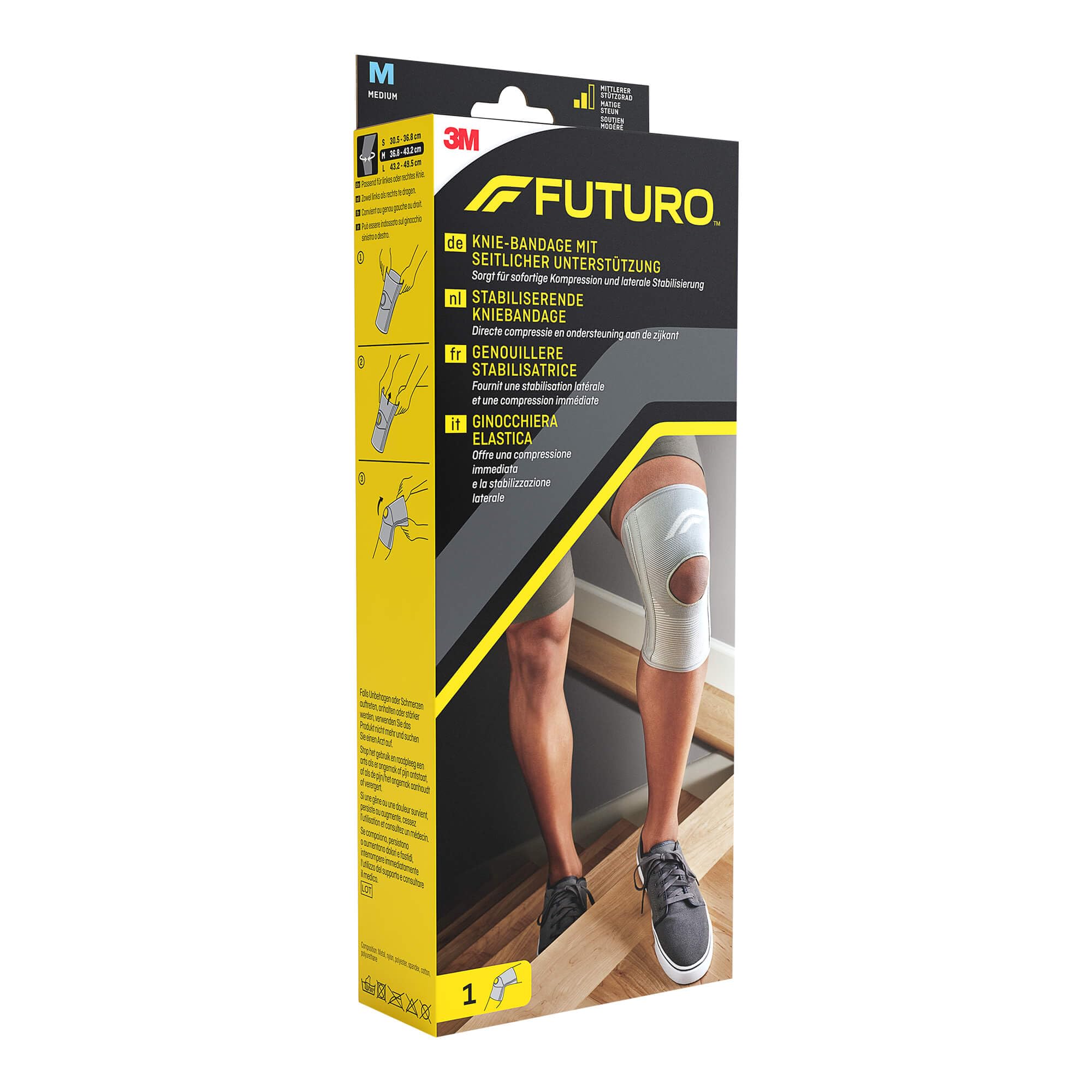Futuro FUT46164 Classic Knee Bandage, Reversible