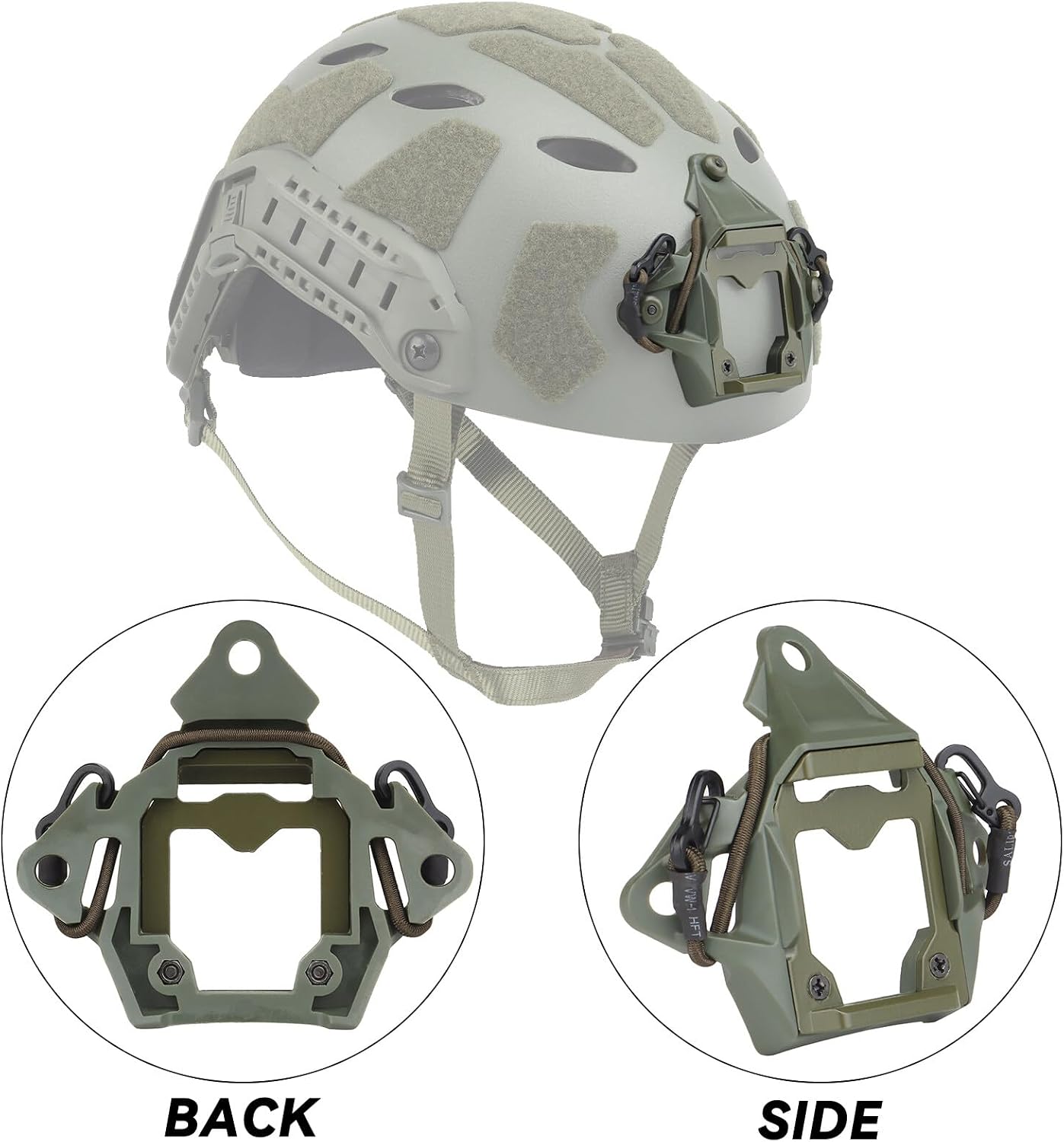 Tactical Helmet NVG Mount Shroud Steel Sports Camera Bracket Base for Fast Helmet image 5