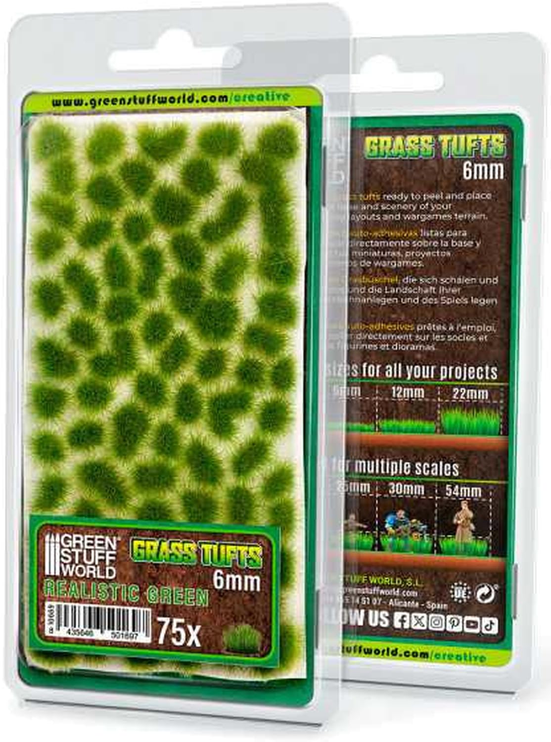 Amazon.com: Green Stuff World Static Grass Tufts 6 mm - Realistic
