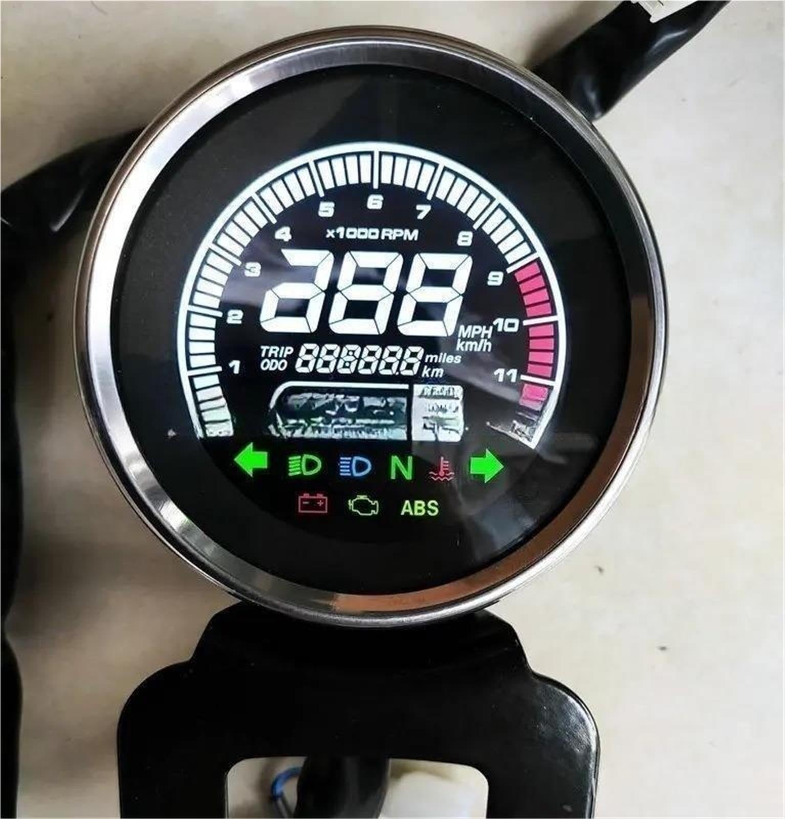 moto Medidor distancia Instrumento Odómetro Del Tacómetro De La Motocicleta