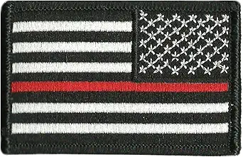 Thin Red Line Flag Tactical Patch - 2"x3"