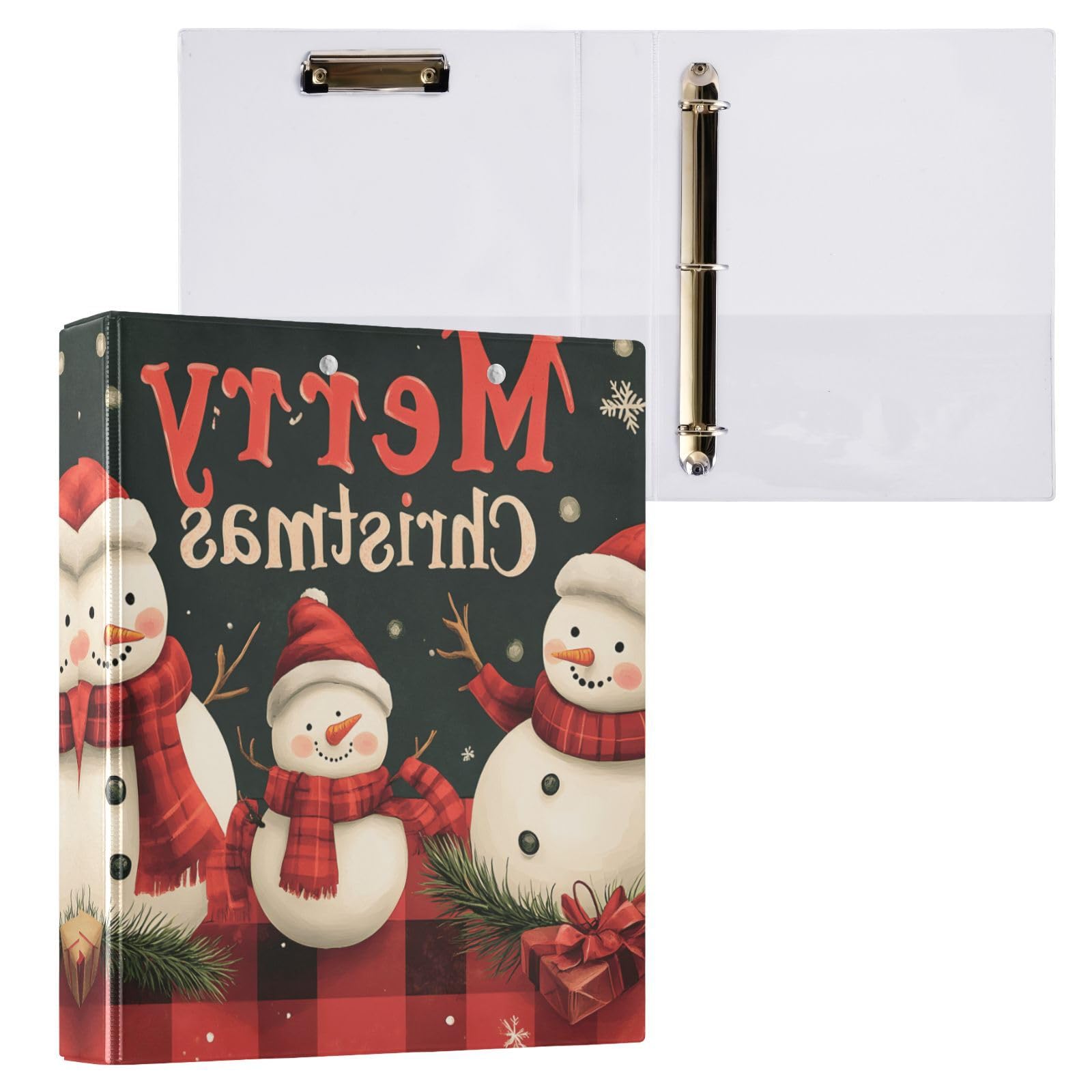 Confezione da 2 raccoglitori a 3 anelli, con 3 tasche trasparenti, portablocco e contiene 200 fogli, per ufficio, scuola, casa