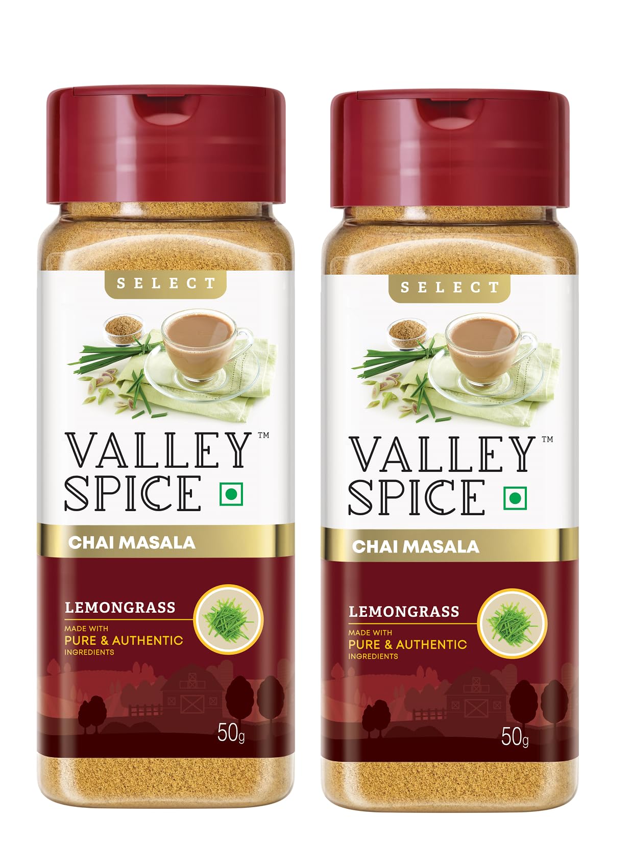 - Select Chai Masala (Lemon Grass 50g (Pack of 2))