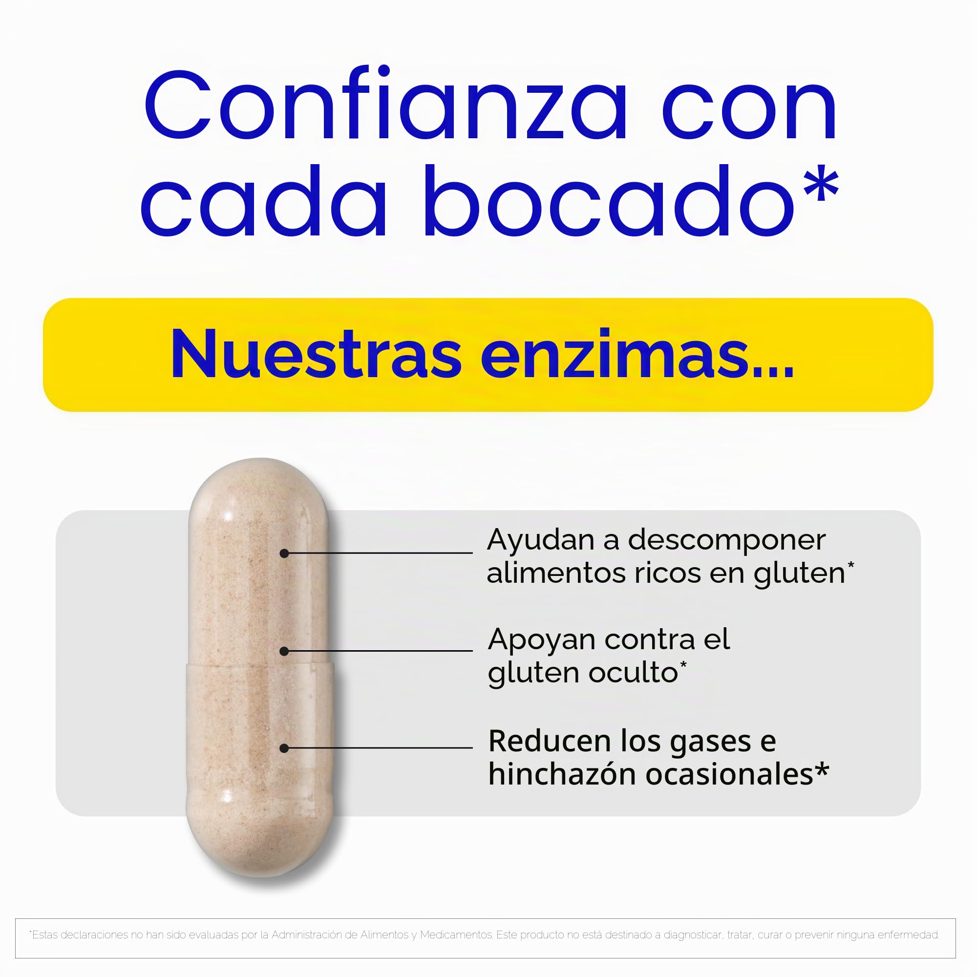 Enzymedica Glutenease Extra fuerza (no-Gmo, Kosher, 60 cápsulas vegano)