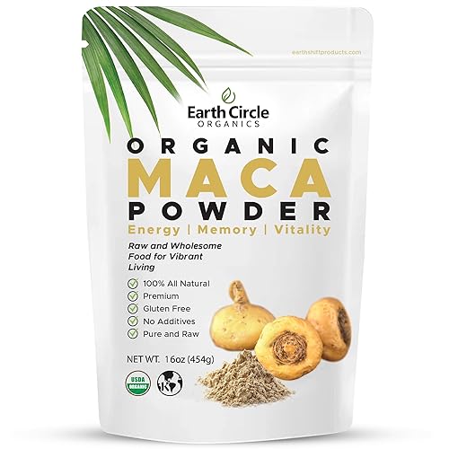 Yellow Maca Root Powder, Natural Superfood, Helps with Energy, Weight,