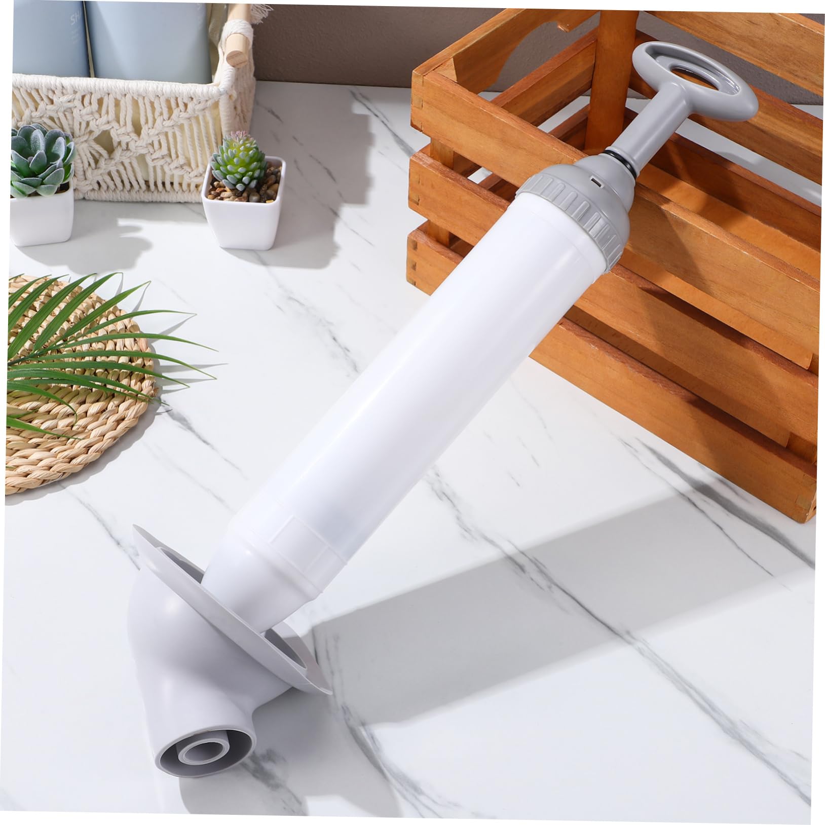 Angoily Sbloccatore WC ad Alta Pressione, Sturalavandini per Scarico Pavimento, Testina Curva, Struttura Robusta in Acciaio Inox e Pp, Bagno e Cucina