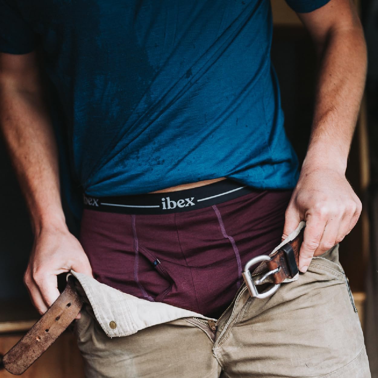 IBEX Men’s Merino Wool Boxer Briefs | Moisture-Wicking, Breathable, Odor-Resistant Underwear for Daily Comfort & Travel - Image 3