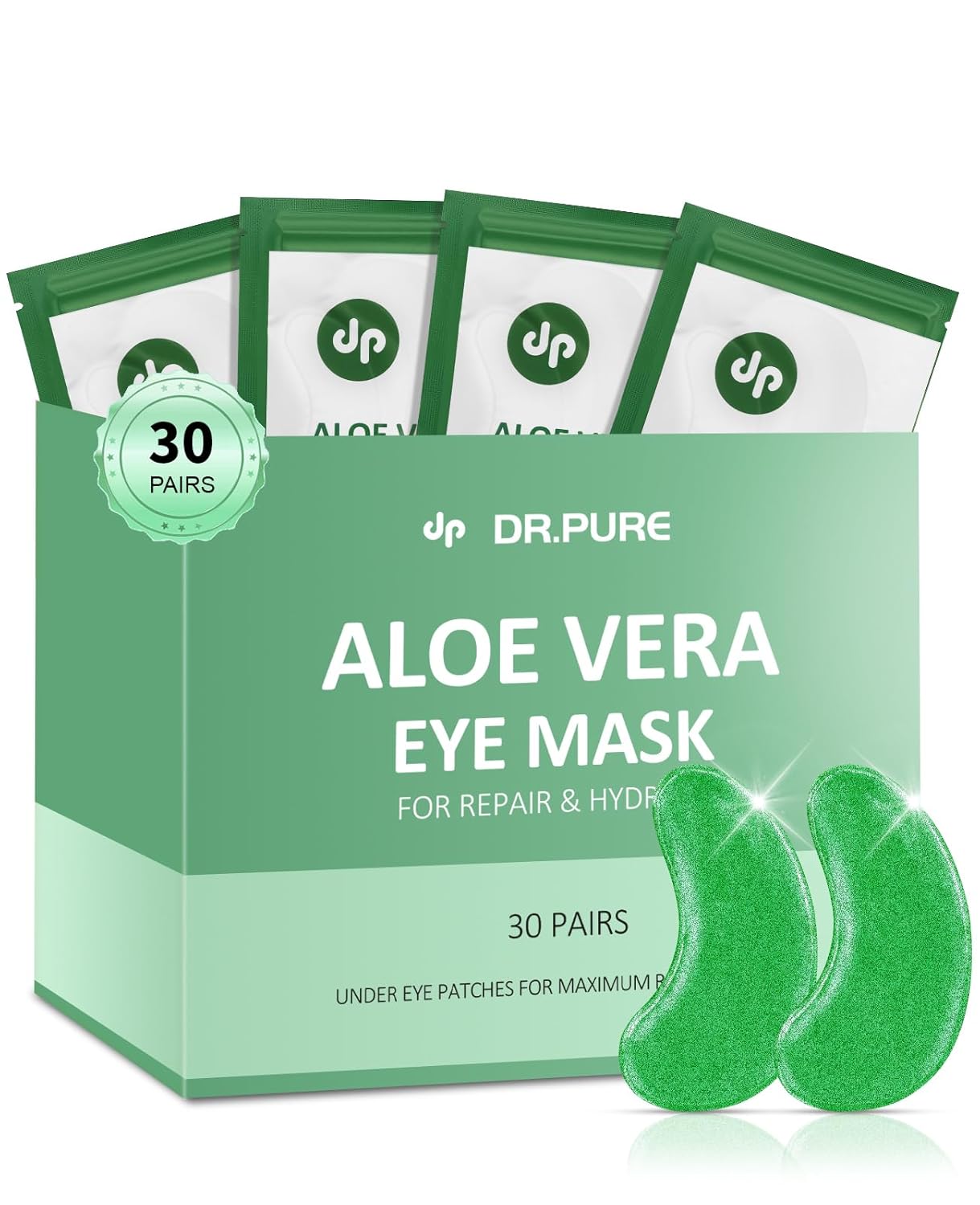 Dr. Pure Under Eye Patches (30 Pairs), Under Eye Patches