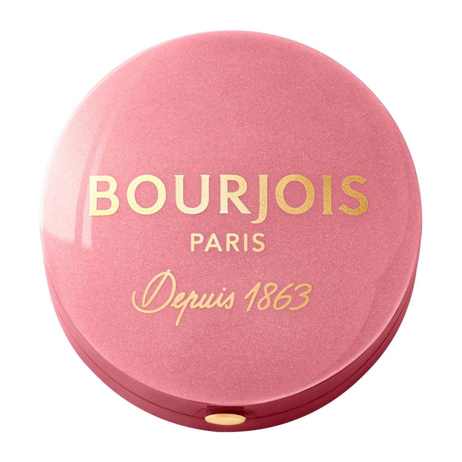 Bourjois Little Round Pot trwały róż do policzków z lusterkiem i pędzelkiem nr 34 Rose d'Or, 2,5g