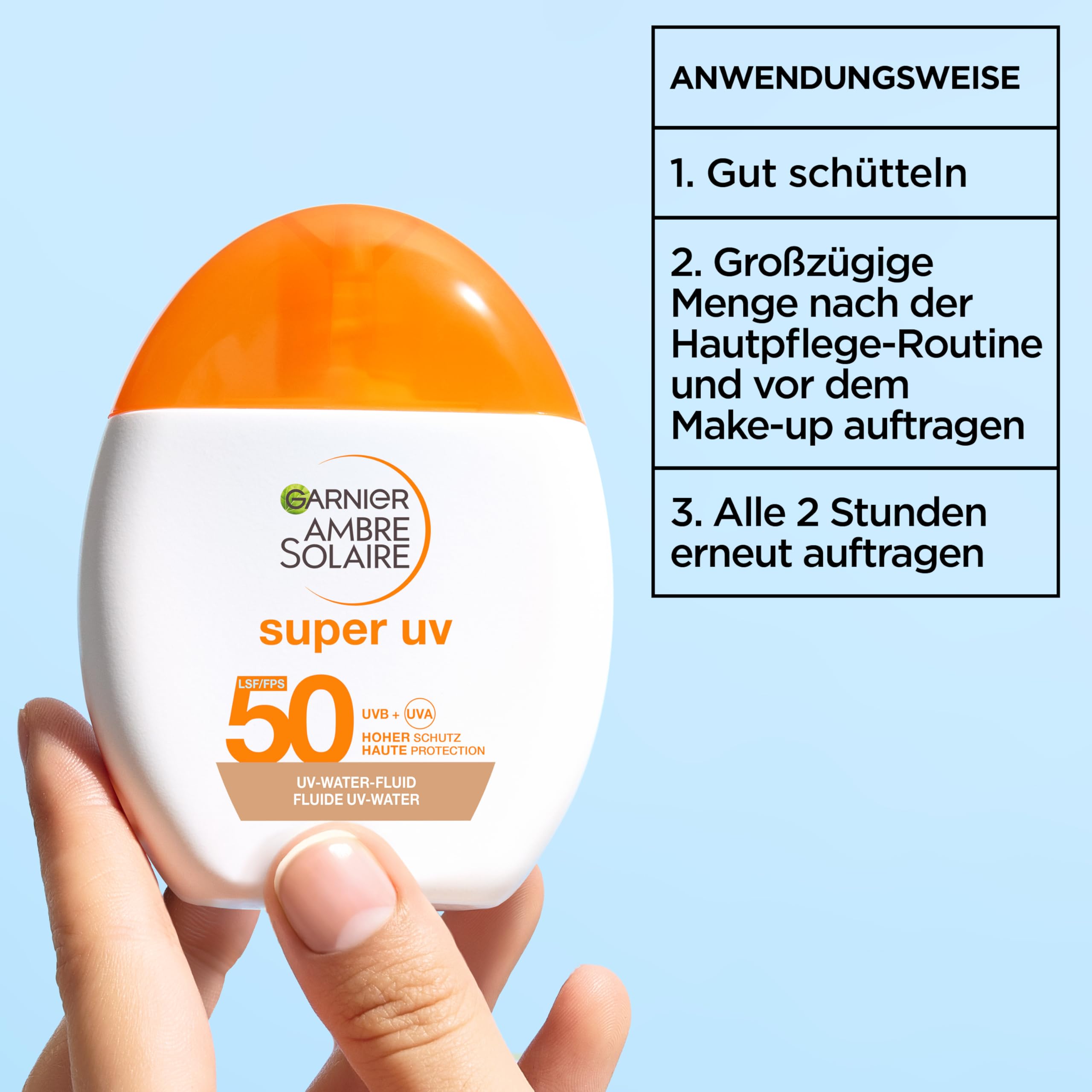 Garnier Super UV UV Water-Fluid Glow LSF 50