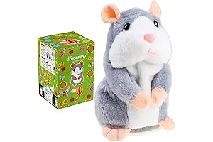 Interactive Talking Hamster Toy Repeats What You Say, Offers Laughter and Educational Fun for Kids