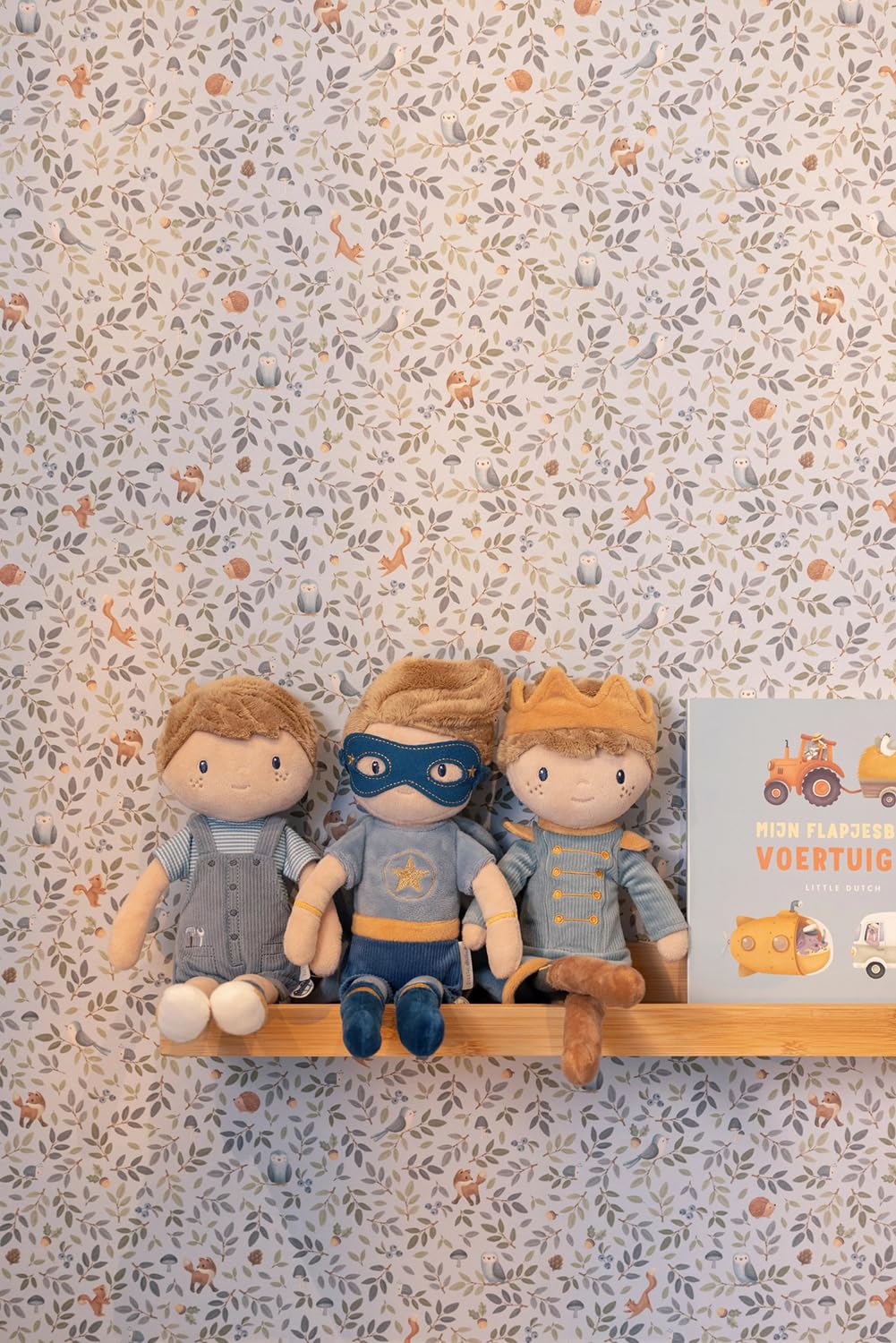 Little Dutch Muñeca de Tela Suave – Muñeca Diferentes Diseños – para niñas a Partir de 12 Meses – para Abrazar y Acompañar (Superhéroe Jim)