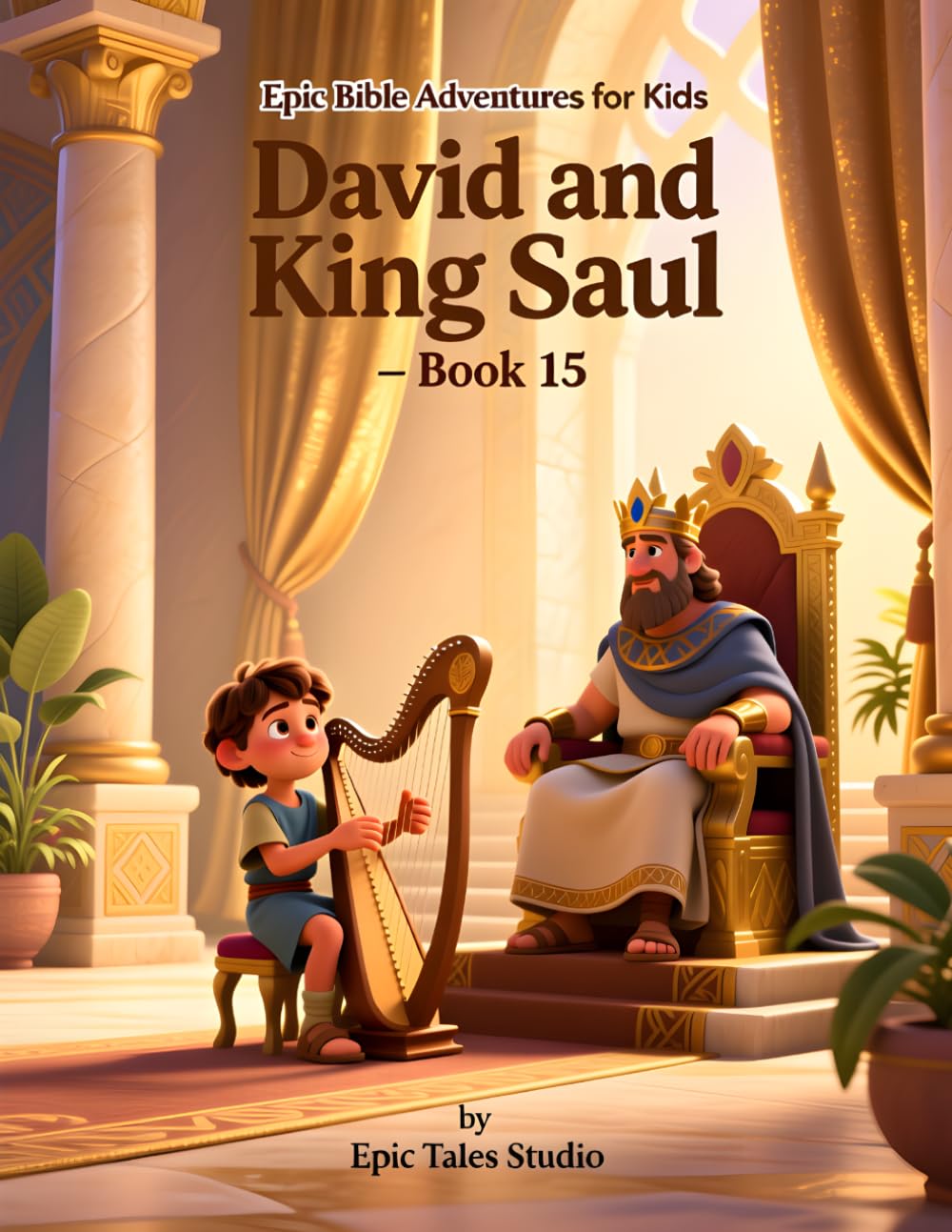 Epic Bible Adventures for Kids: David and King Saul – Book 15: A Story of Kindness, Courage, and Trusting God’s Plan