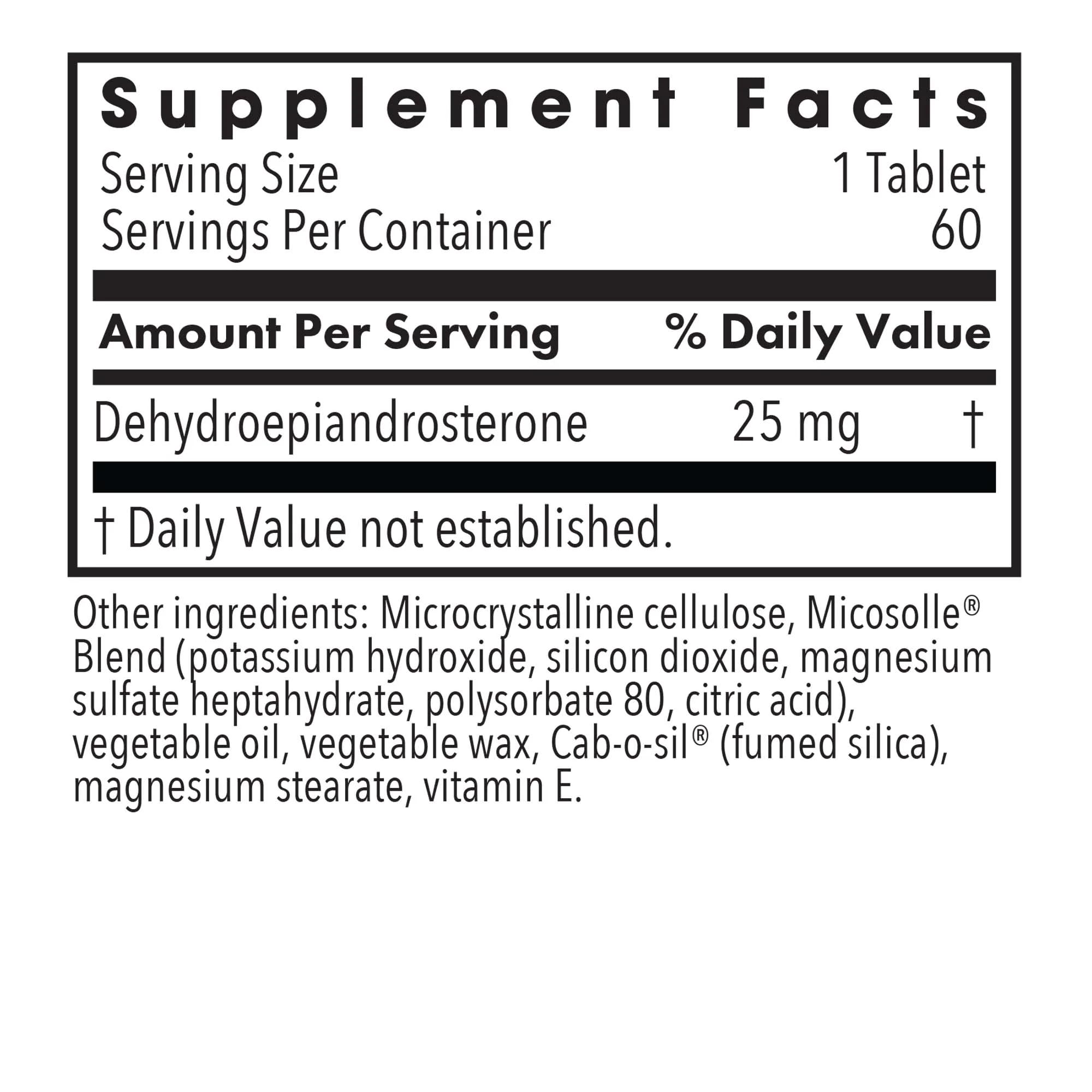 ARG DHEA 25 mg Micronized Lipid Matrix Plant Sourced, 60 Capsules — Amazon image 2