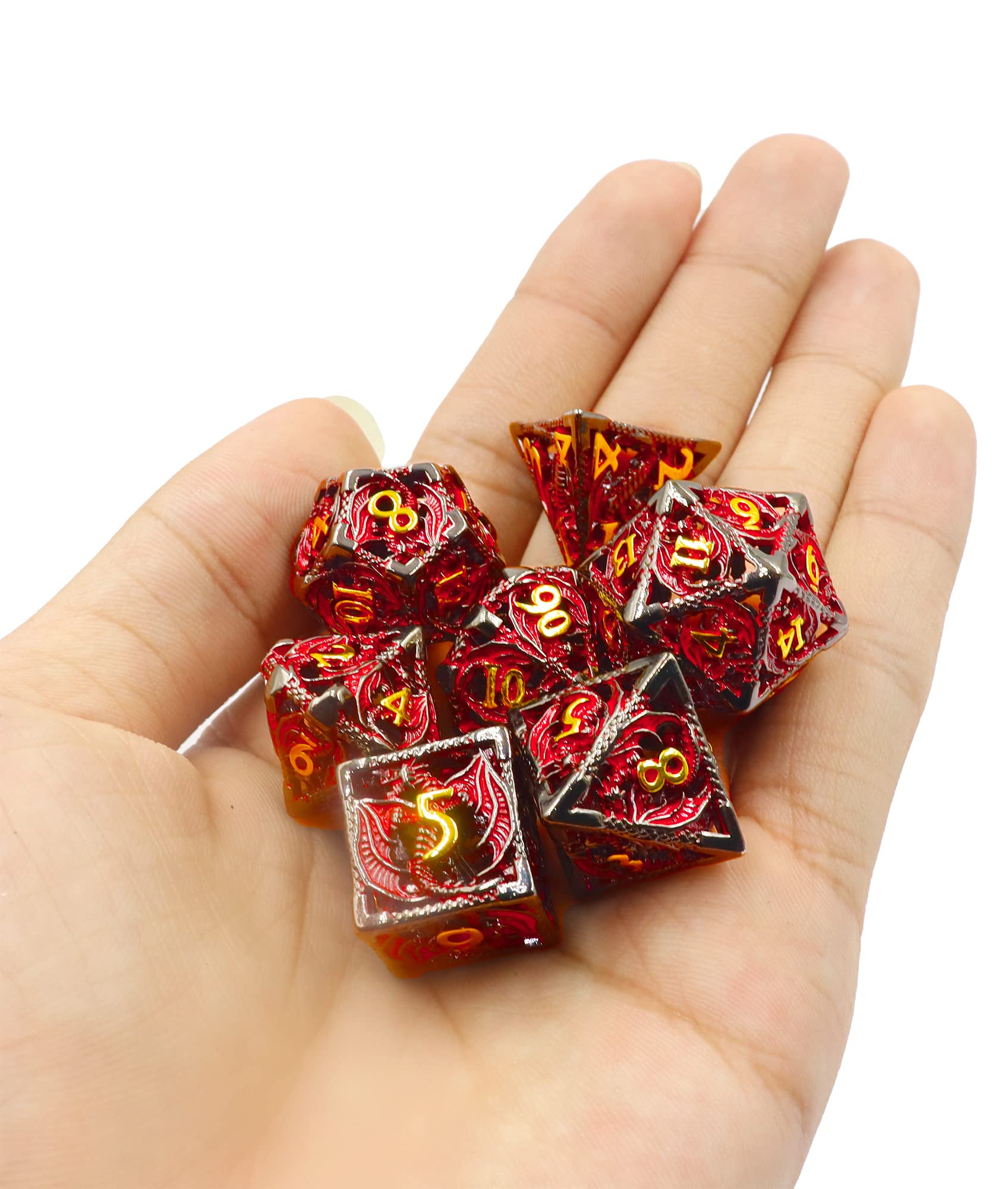 Amazon | メタルDNDダイスセット D&D ダンジョンズアンドドラゴンズ