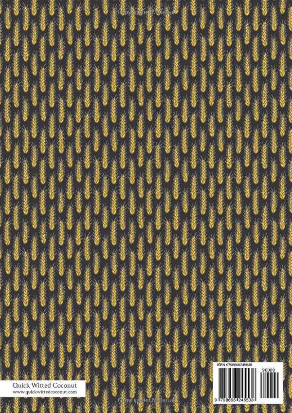 Wheat Fields Notebook - Lined Pages - A4 - Premium: (Night Edition) Fun notebook 192 lined pages (A4 / 8.27x11.69 inches / 21x29.7cm) - Image 2