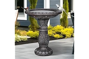 Vintage Cement Bird Bath for the Garden