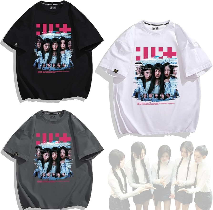 Amazon.co.jp: HPIHP(日永堂)ILLIT Tシャツ アイリット グッズ