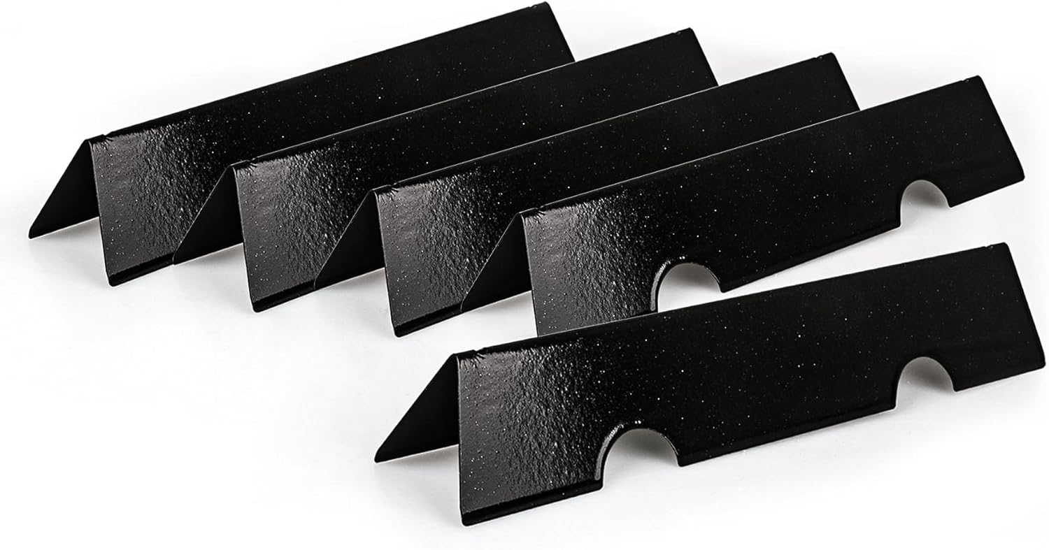 Replacement for Weber Spirit 2 Grill Parts,7636 Grill Parts 15.3 Inch Porcelain Steel Flavorizer Bars for Weber Spirit I & Ii 300 Series,Spirit E310 E320 E330 S310 S320 S330 with Front Control Knobs Upgraded Porcelain Steel 7636