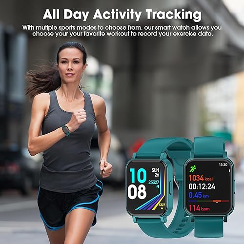 Miniatura 4 de Fitness Tracker, Fitness Watch with Blood Oxygen, Heart Rate Monitor, Steps Calories Counter, Sleep Monitor, Pedometer IP68 Waterproof, Smart Watch
