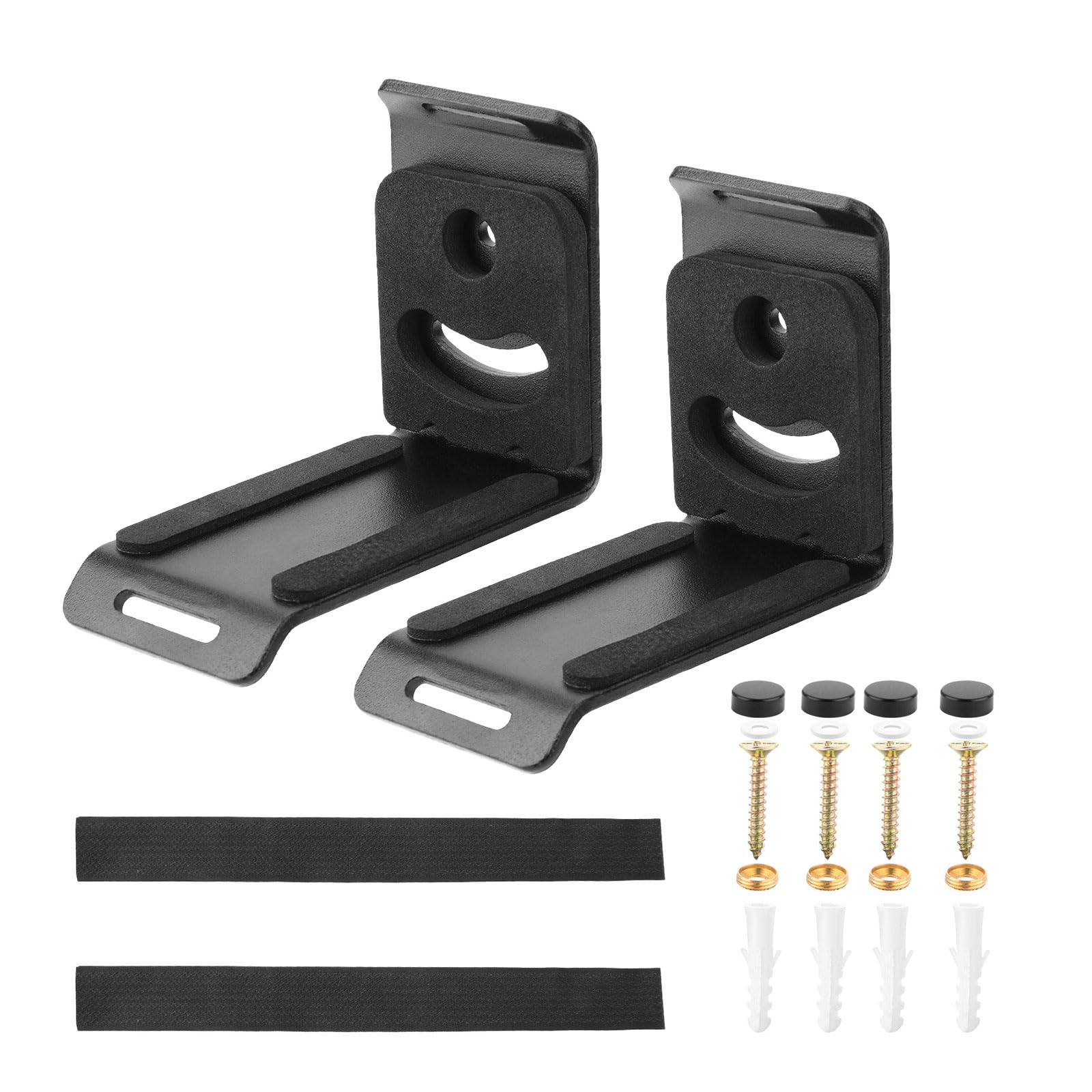 Soporte de Montaje de Altavoz de Metal, Soporte de Montaje en Pared Ajustable para la mayoría de los Soportes inalámbricos, Soporte pequeño
