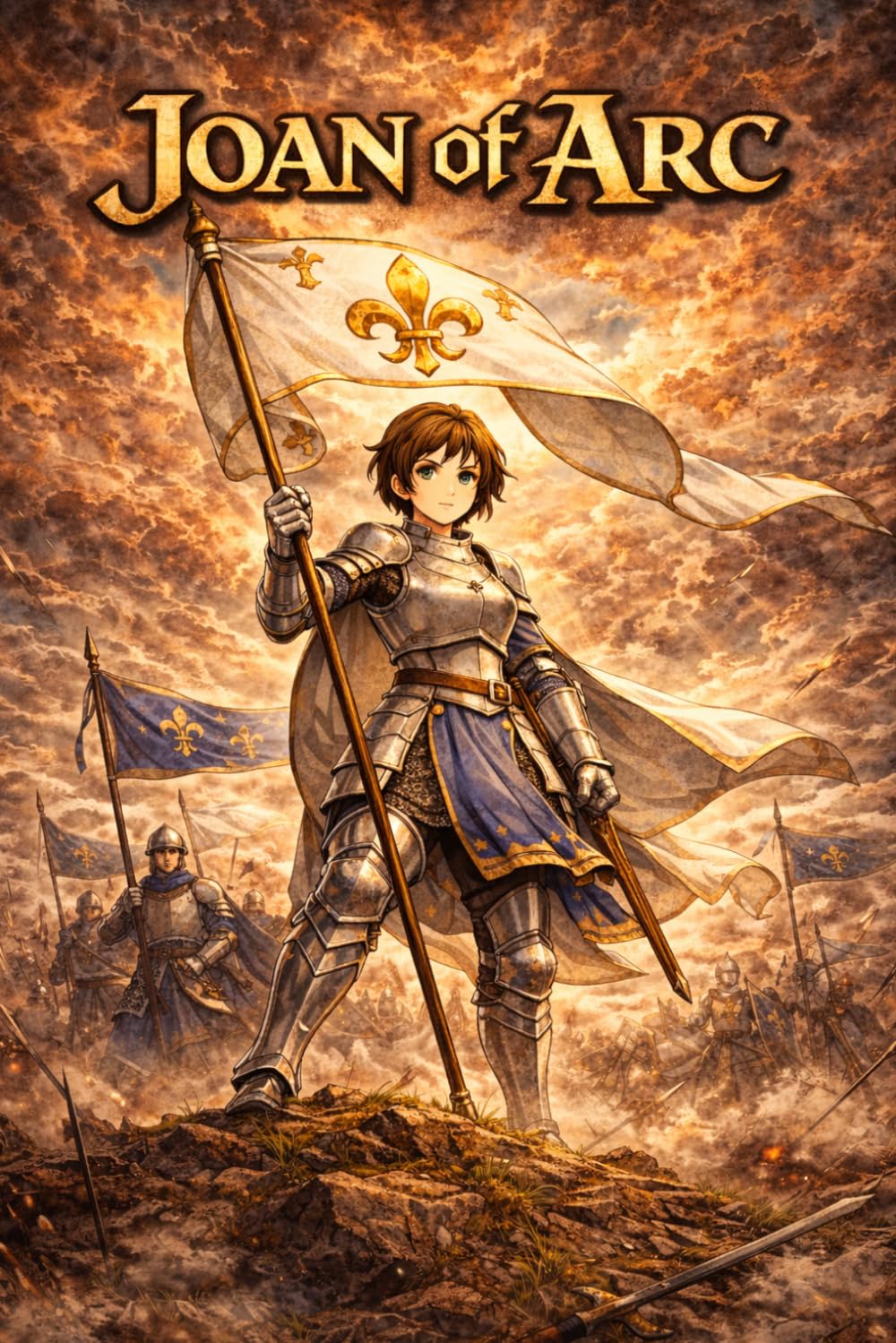 Joan of Arc: Inspiring Story of Courage Leadership Faith and Determination Legendary Heroine Biography (Icons of History Manga)