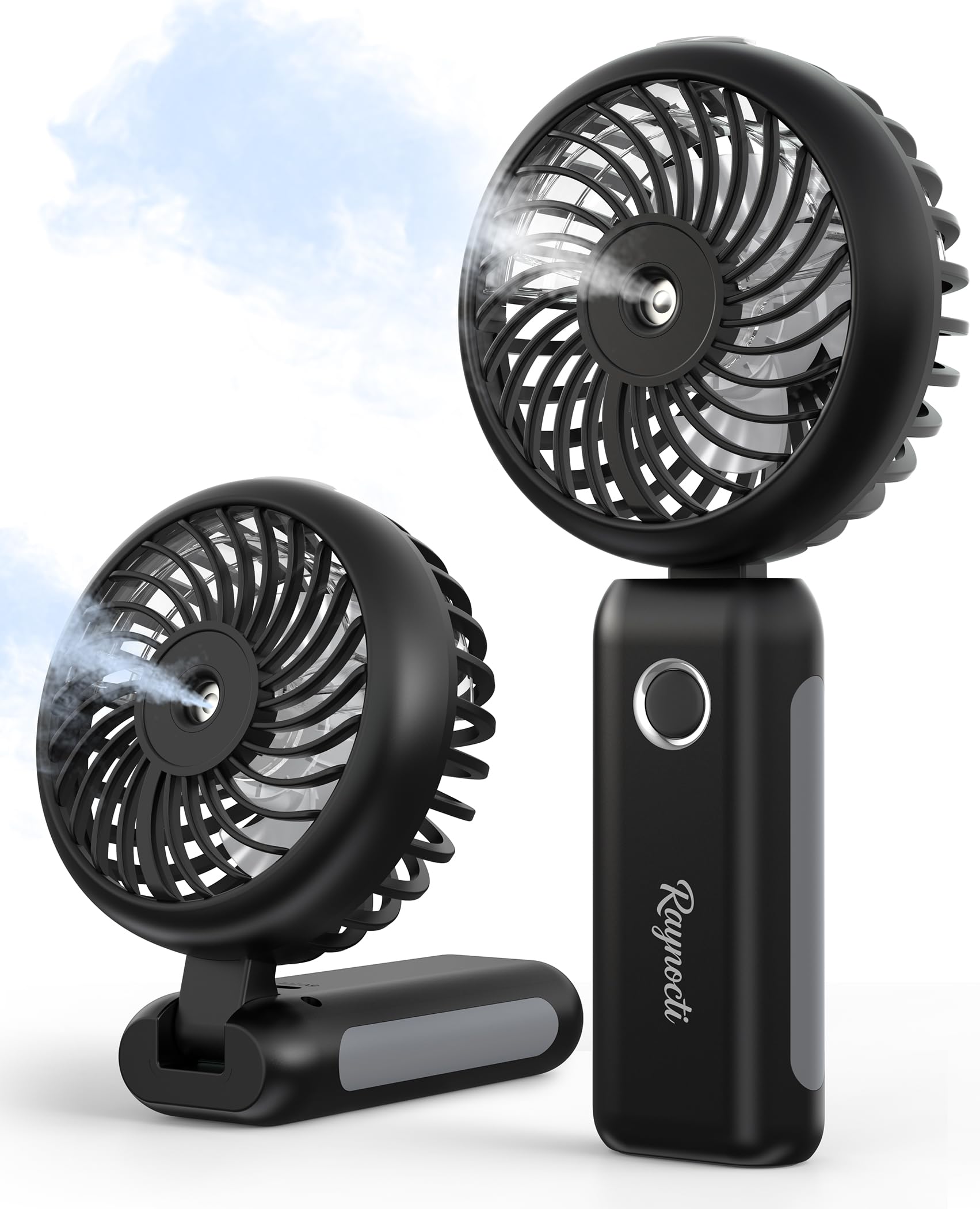 Photo 1 of Raynocti Handheld Misting Fan Black
