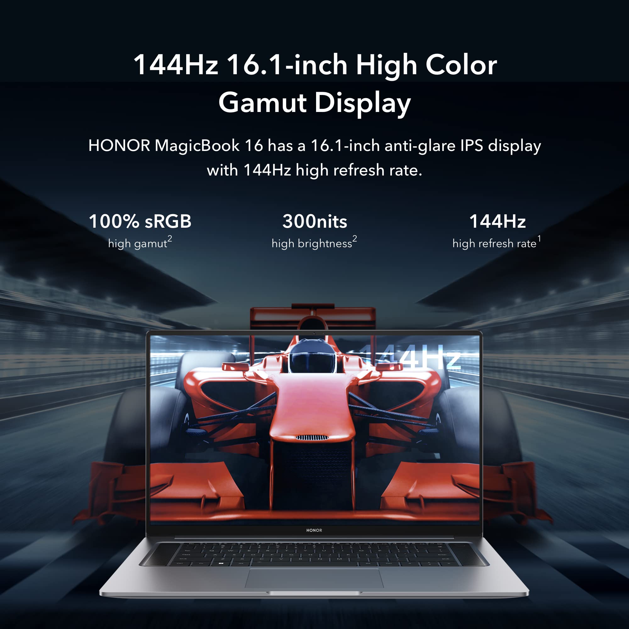 HONOR MagicBook 16 Laptop Windows 11 (16 polegadas 144Hz FHD IPS