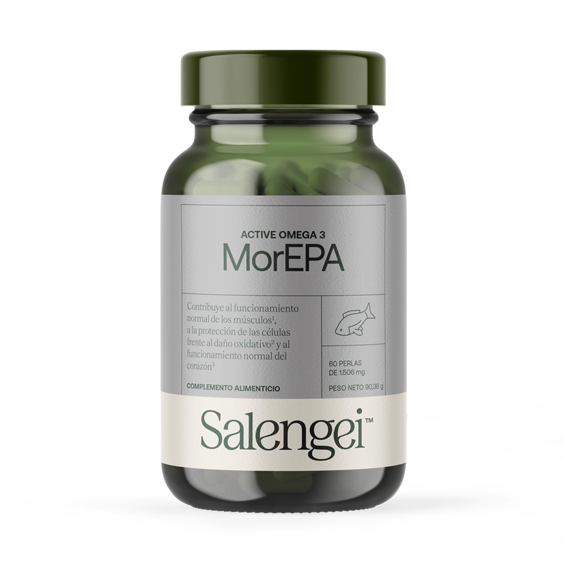 ACTIVE MOREPA - A base de aceite de pescado | Funcionamiento normal de los músculos, a la protección de las células frente al daño oxidativo y al funcionamiento normal del corazón