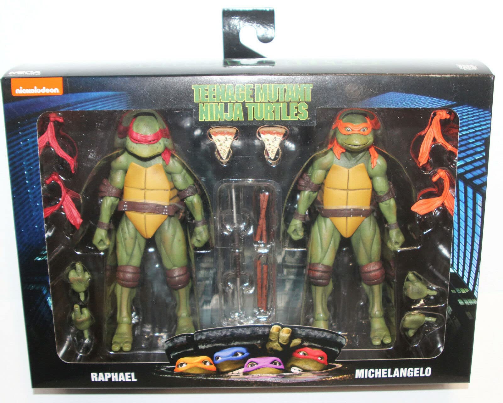 ミュータント・タートルズ アクションフィギュア 4体セット ネカ NECA 